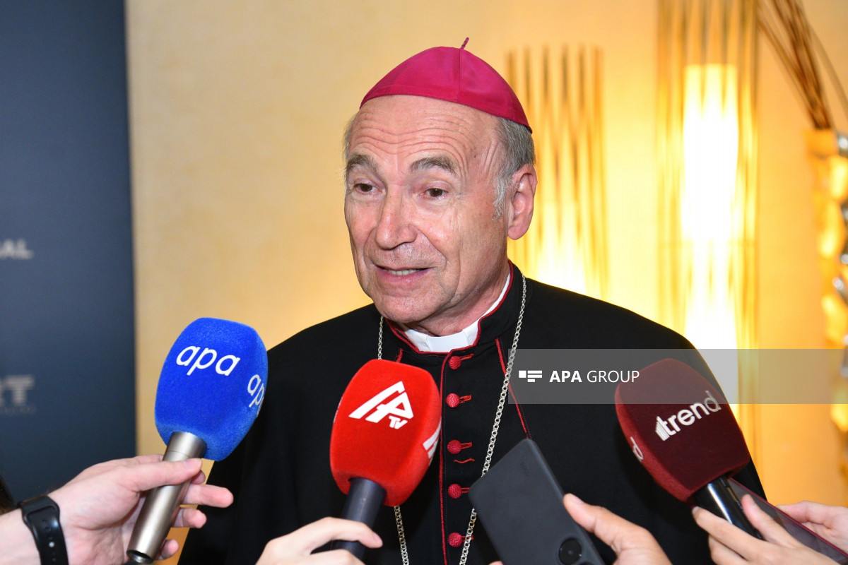 Roma-Katolik Kilsəsinin ordinarisi Vatikanla Azərbaycan arasındakı münasibətlərin gələcək perspektivlərindən danışıb