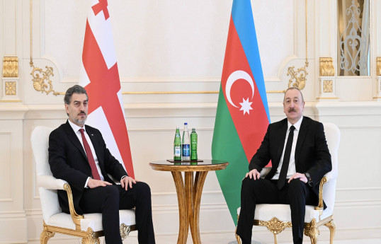 Azərbaycan lideri Gürcüstanın Prezidentini təbrik edib