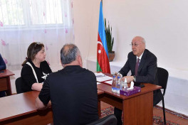 Zakir Fərəcov sakinlərlə növbəti səyyar qəbul keçirilib