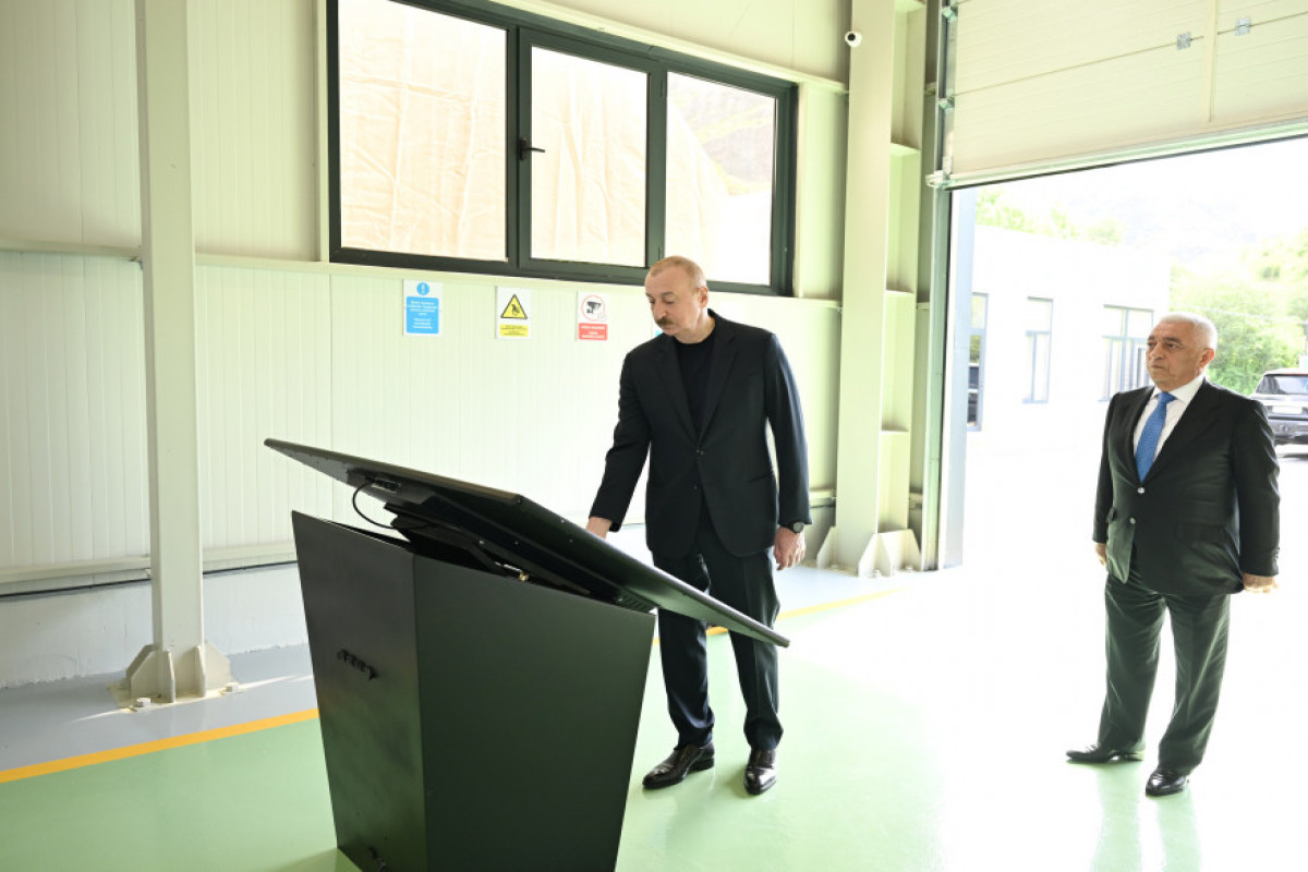 Prezident Laçında “Aşağı Malıbəyli” və “Mirik” su elektrik stansiyalarının açılışında iştirak edib - FOTO 