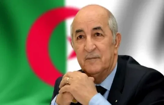 Əlcəzair Xalq Demokratik Respublikasının Prezidenti Abdelmacid Tebbu