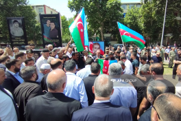 Birinci Qarabağ müharibəsində itkin düşən Əsəddin Novruzovun qalıqları Mingəçevirdə dəfn edilib - FOTO 