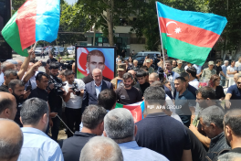Birinci Qarabağ müharibəsində itkin düşən Əsəddin Novruzovun qalıqları Mingəçevirdə dəfn edilib - FOTO 