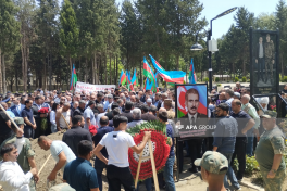 Birinci Qarabağ müharibəsində itkin düşən Əsəddin Novruzovun qalıqları Mingəçevirdə dəfn edilib - FOTO 