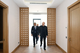 Prezident İlham Əliyev “Laçın” İstirahət Kompleksinin açılışında iştirak edib