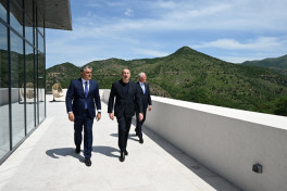 Prezident İlham Əliyev “Laçın” İstirahət Kompleksinin açılışında iştirak edib