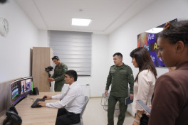 Azərbaycan nümayəndə heyəti Özbəkistan MN-in mətbuat xidmətinin fəaliyyəti ilə tanış olub - FOTO 