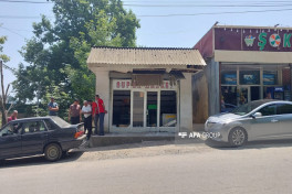 Lənkəranda mağazada partlayış olub, satıcı xəsarət alıb - FOTO 