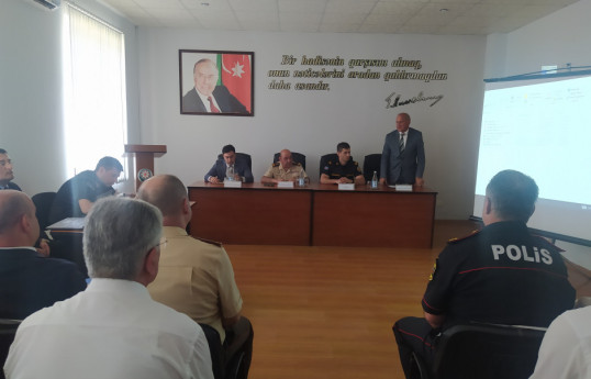 Lənkəranda su hövzələrində təhlükəsizliklə bağlı müşavirə keçirilib