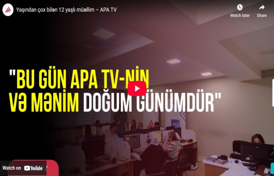 Yaşından çox bilən 12 yaşlı müəllim - APA TV