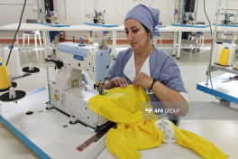 Laçındakı “LATIFA” tikiş fabrikinə media-tur təşkil olunub - FOTO 