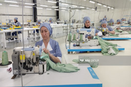 Laçındakı “LATIFA” tikiş fabrikinə media-tur təşkil olunub - FOTO 