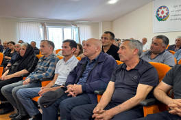 Bəylik kəndinə köçürülən sakinlər arasında mina təhlükəsi ilə bağlı maarifləndirmə tədbiri keçirilib