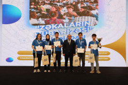 “Zəkaların mübarizəsi” olimpiadası qaliblərinin mükafatlandırılması keçirilib