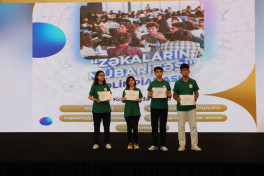 “Zəkaların mübarizəsi” olimpiadası qaliblərinin mükafatlandırılması keçirilib