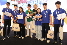“Zəkaların mübarizəsi” olimpiadası qaliblərinin mükafatlandırılması keçirilib