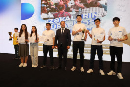 “Zəkaların mübarizəsi” olimpiadası qaliblərinin mükafatlandırılması keçirilib