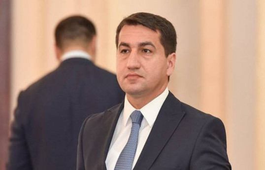 Hikmət Hacıyev diplomatik korpus nümayəndələrinin azad edilmiş ərazilərə 20-ci səfəri ilə bağlı paylaşım edib