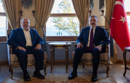 Hakan Fidan HAMAS-ın Siyasi Büro üzvləri ilə görüşüb