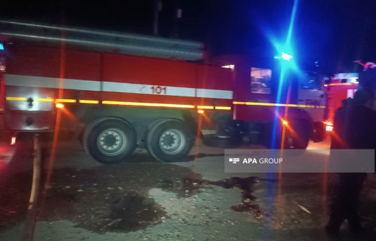 Tovuzda fərdi yaşayış evində başlayan yanğın söndürülüb - FOTO  - YENİLƏNİB-2 