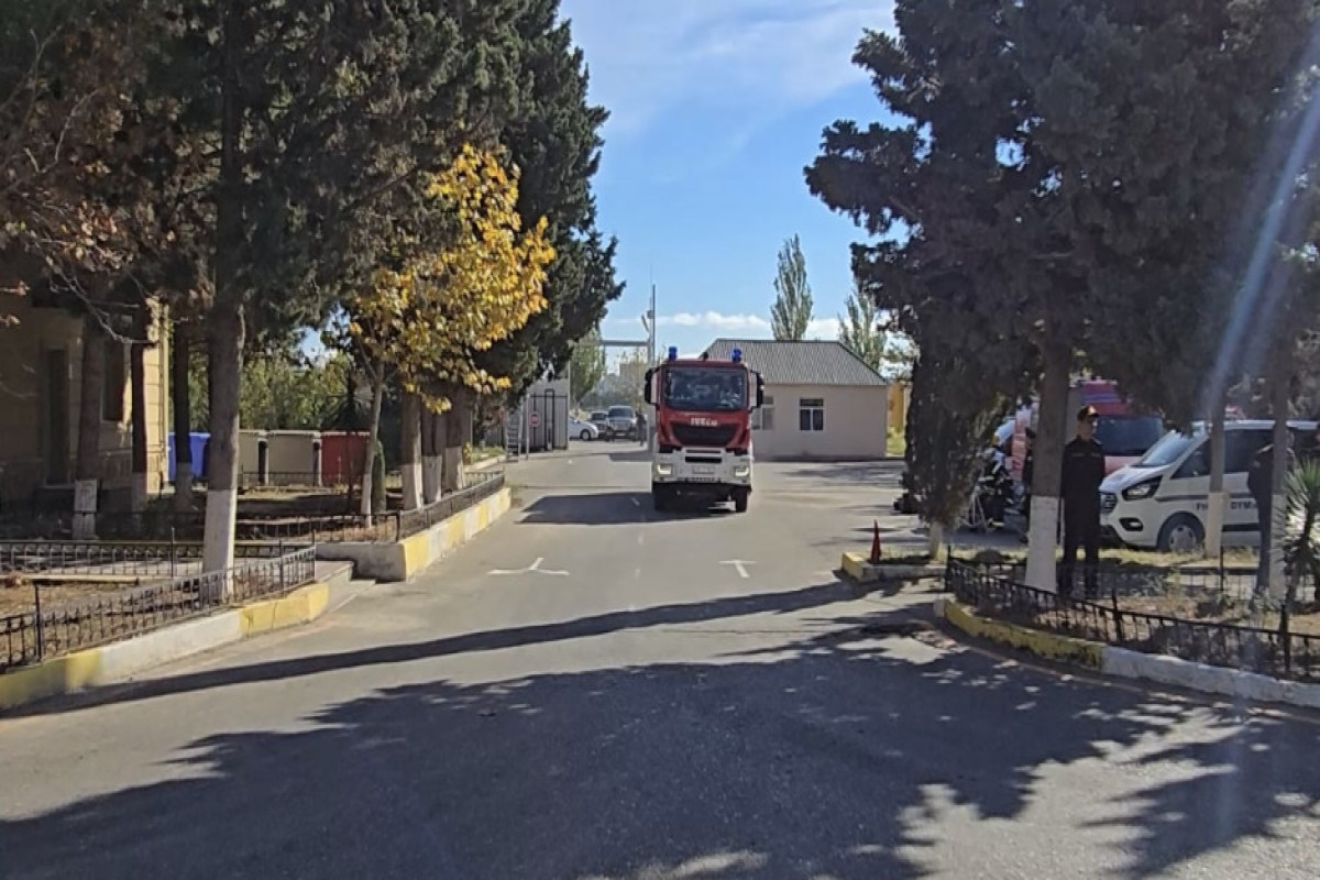 DYMX Neft Emalı Zavodunda yanğın-taktiki təlim keçirib - VİDEO 