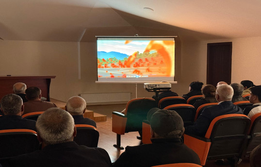 Ağdam şəhər sakinləri mina təhlükəsi ilə bağlı maarifləndirilib