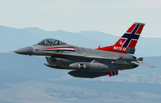 Rumıniya bir avroya Norveçdən 18 ədəd F-16 qırıcısı alır
