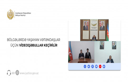 Penitensiar xidmətin rəisi videoqəbul formatında görüş keçirib