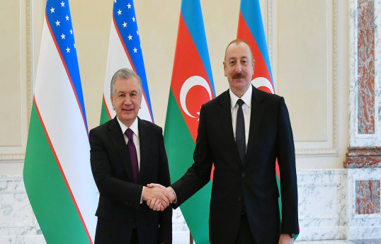 Şavkat Mirziyoyev, Prezident İlham Əliyev
