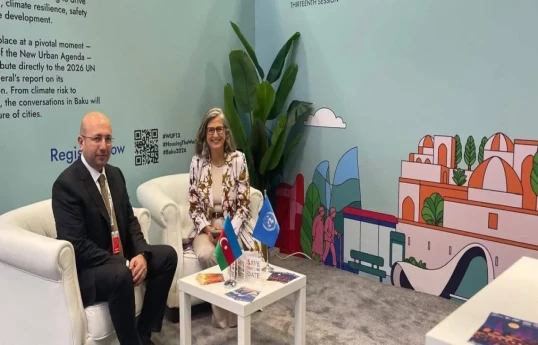 Anar Quliyev UN-Habitatın icraçı direktoru ilə görüşüb