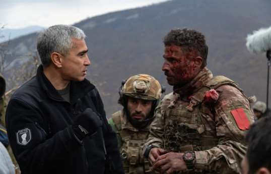 "44" filminin çəkilişi