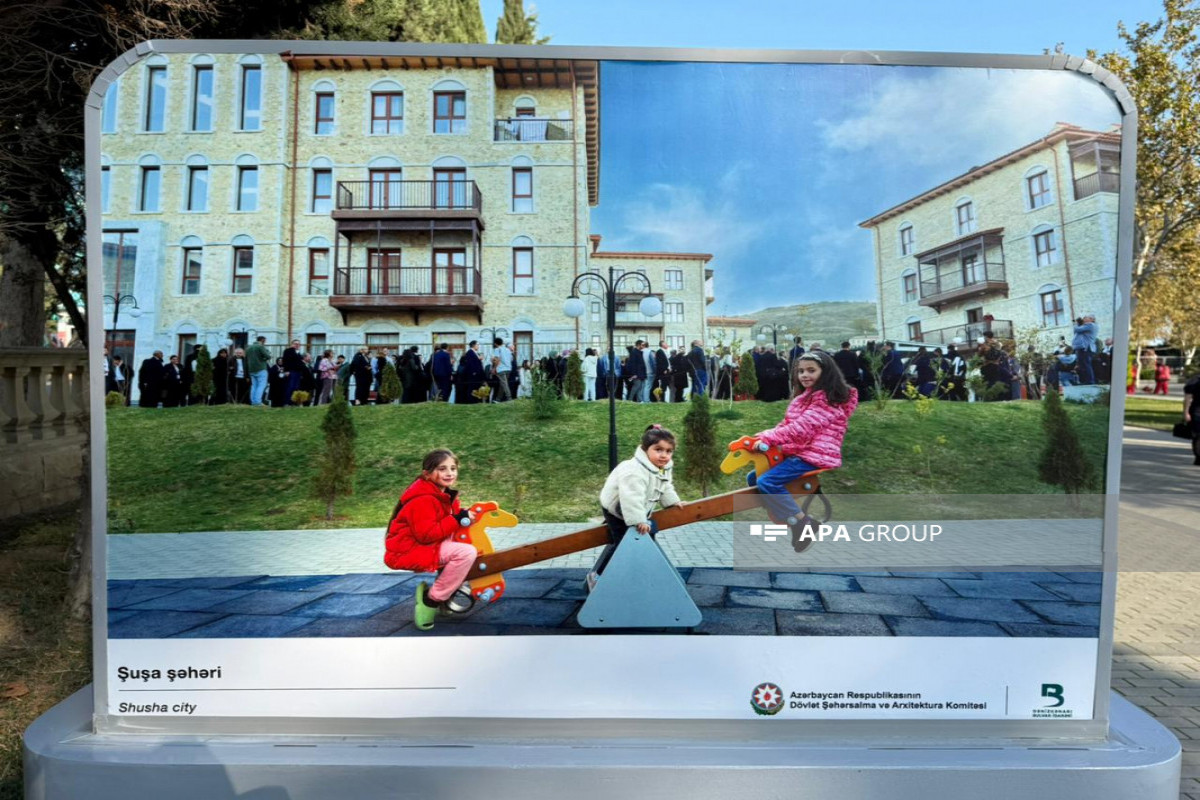 Bulvarda “Zəfər yolu ilə Böyük Qayıdış” adlı fotosərgi təşkil olunub - FOTO 