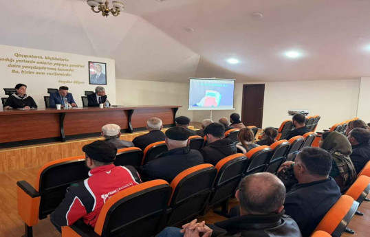 Şuşakənd, Badara, Həsənriz və Vəngli kənd sakinləri mina təhlükəsi ilə bağlı maarifləndirilib