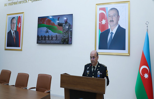 Səfərbərlik xidmətində Zəfər Günü ilə bağlı tədbir keçirilib