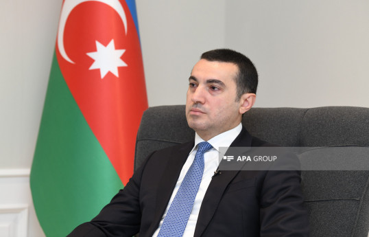 Azərbaycan Xarici İşlər Nazirliyinin Mətbuat xidməti idarəsinin rəisi Ayxan Hacızadə