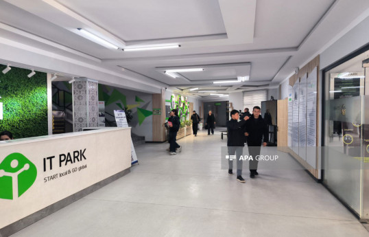 Azərbaycan jurnalistləri Urgençdə IT-Parkın fəaliyyəti ilə tanış olub - FOTO 
