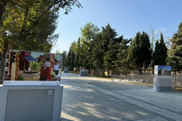 Bulvarda “Zəfər yolu ilə Böyük Qayıdış” adlı fotosərgi təşkil olunub - FOTO 