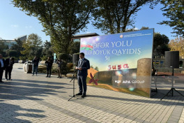Bulvarda “Zəfər yolu ilə Böyük Qayıdış” adlı fotosərgi təşkil olunub - FOTO 