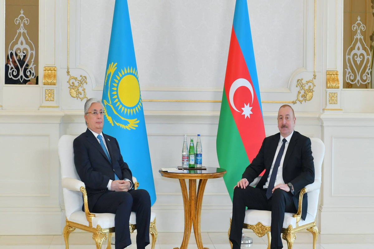 Qazaxıstan Prezidenti Kasım-Jomart Tokayev, Prezident İlham Əliyev