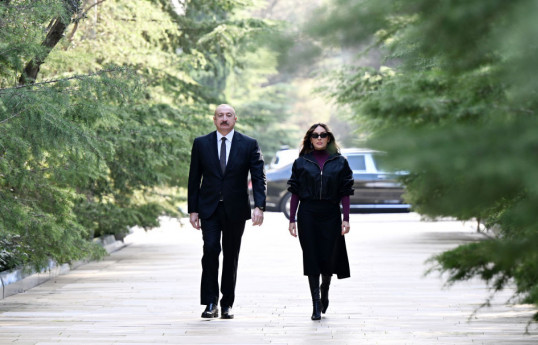 Prezident İlham Əliyev və birinci xanım Mehriban Əliyeva