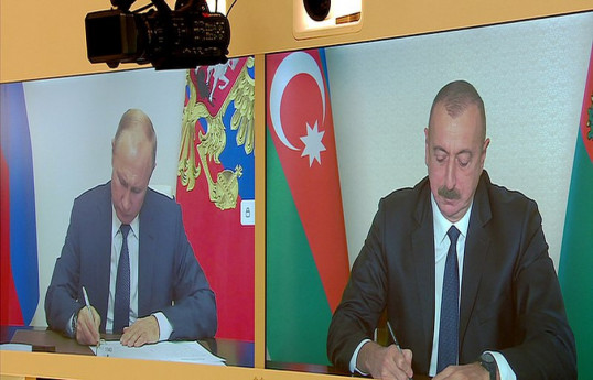 Rusiya Prezidenti Vladimir Putin, Azərbaycan Prezidenti İlham Əliyev