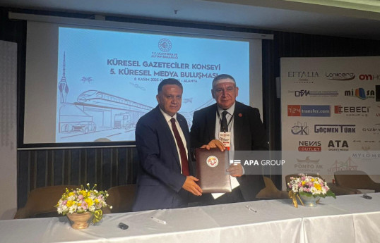 Mətbuat Şurası ilə Türkiyə Qlobal Jurnalistlər Şurası arasında əməkdaşlıq protokolu imzalanıb