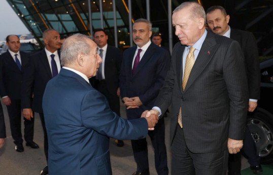 Baş nazirin birinci müavini Yaqub Eyyubov, Türkiyə Prezidenti Rəcəb Tayyib Ərdoğan