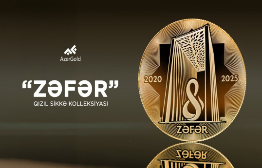 “AzerGold” “Zəfər” adlı yeni qızıl sikkə kolleksiyasını təqdim edib