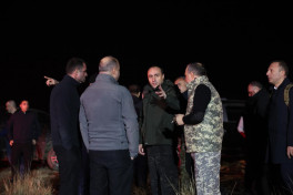 Gürcüstanın DİN başçısı təyyarə qəzasının baş verdiyi ərazidədir - YENİLƏNİB  - FOTO 