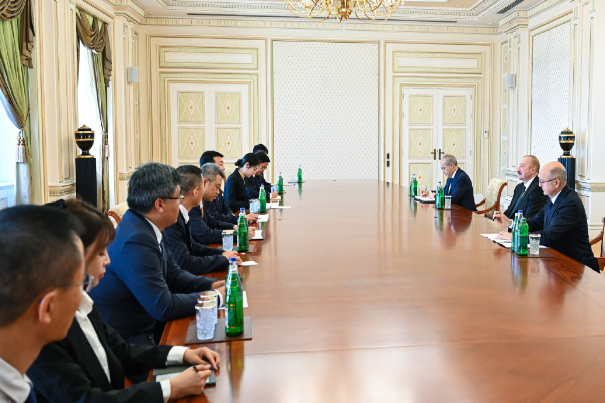Prezident İlham Əliyev “China Datang Corporation Ltd.”nin nümayəndə heyətini qəbul edib