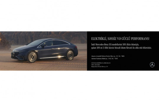 Mercedes-Benz EQS — səssiz və güclü performans