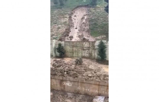 Əhmədlidə sürüşmə olub, monitorinq aparılır - FOTO  - VİDEO 