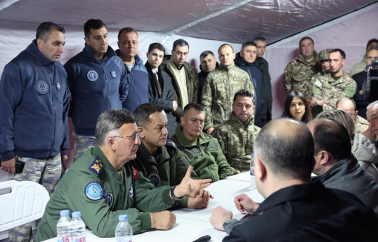 Türkiyə və Gürcüstan təyyarə qəzası ilə bağlı koordinasiyalı fəaliyyət göstərir - FOTO 