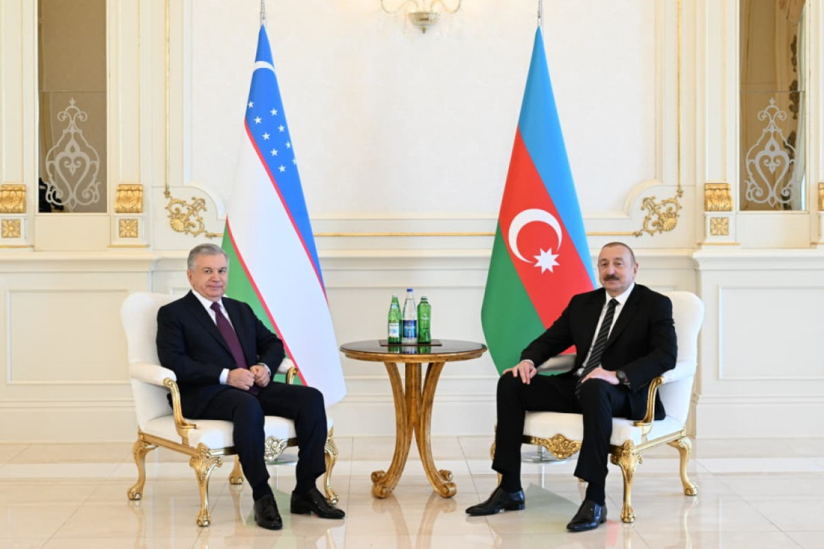 Özbəkistan Prezidenti Şavkat Mirziyoyev, Prezident İlham Əliyev